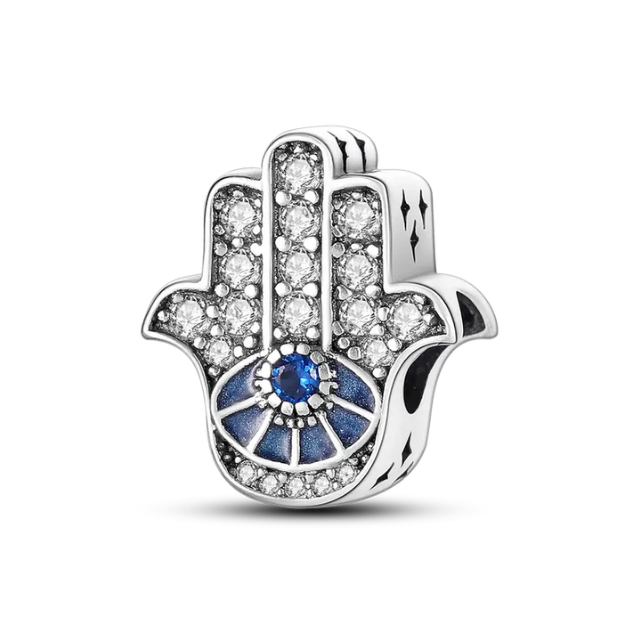 925 Sterling Silver With White & Blue Zircon Charms Collection (SS)