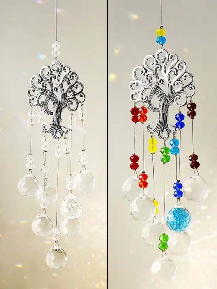 Tree Of Life Clear Crystals Sun Catchers