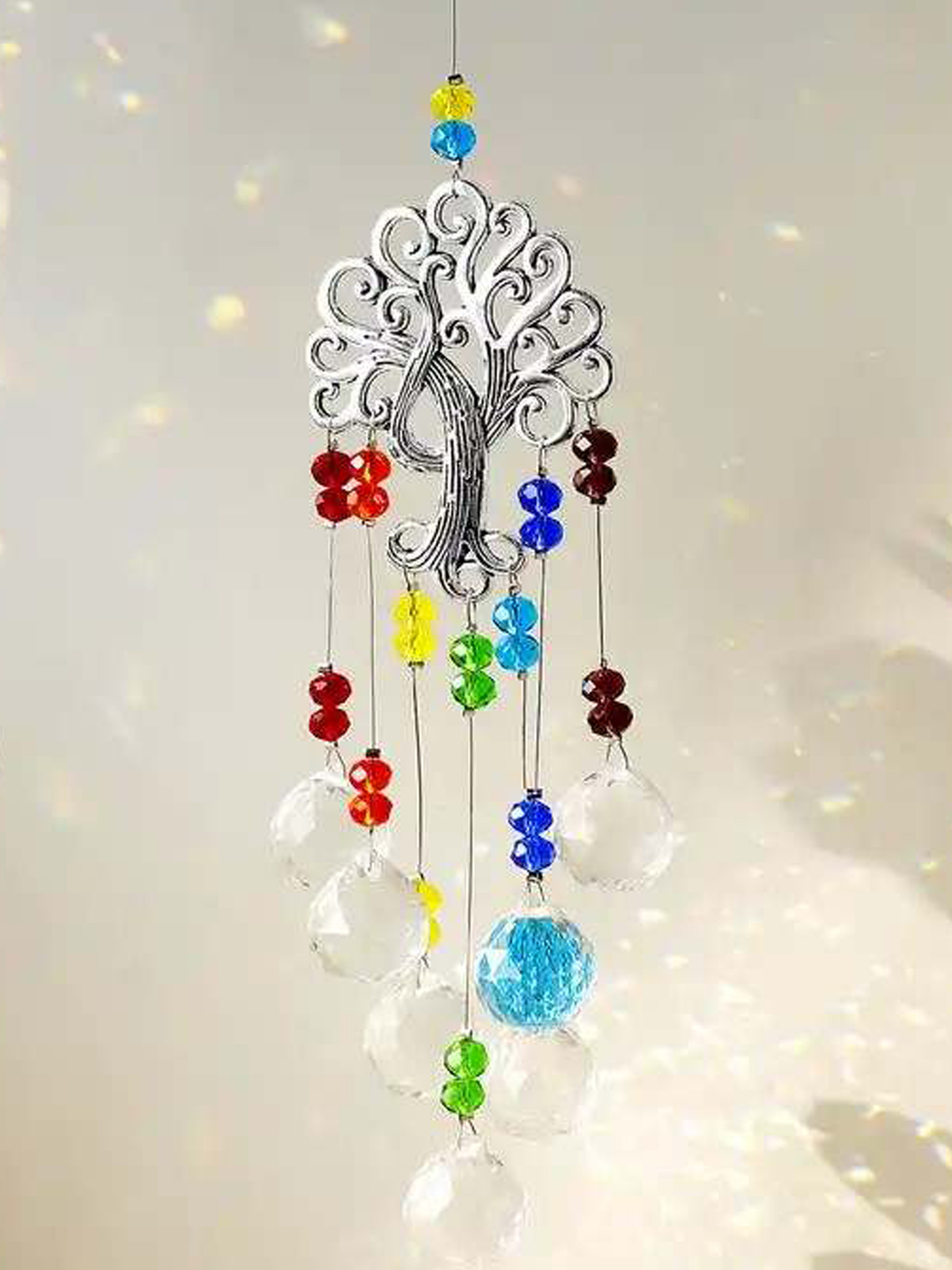 Tree Of Life Clear Crystals Sun Catchers