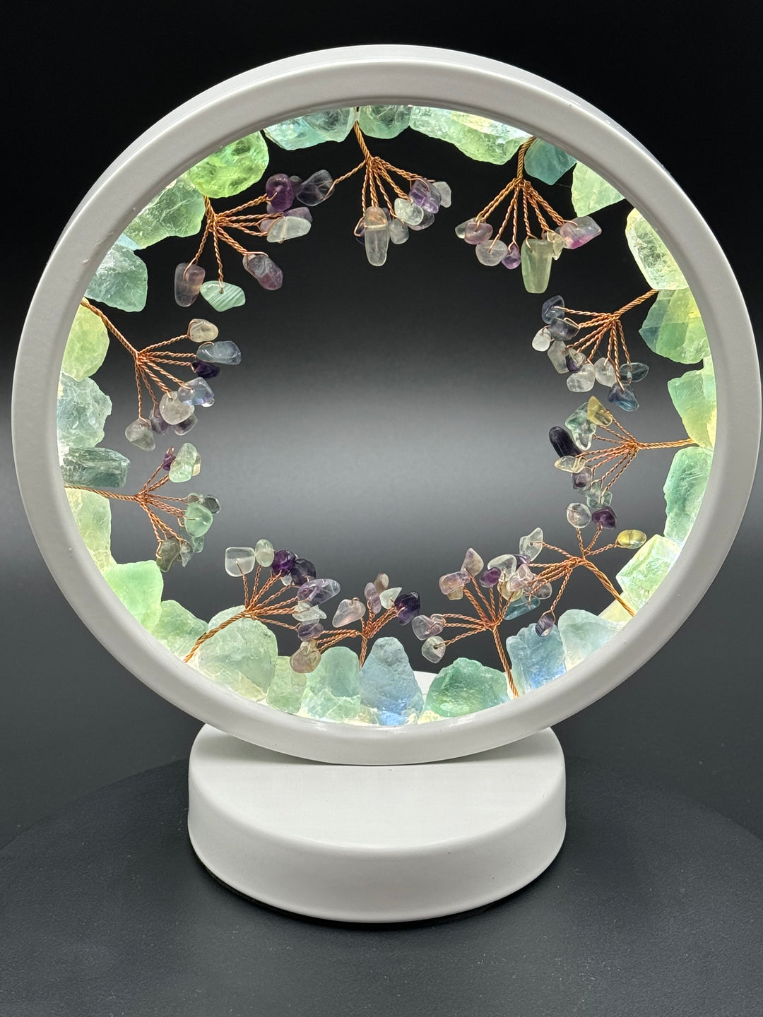 Healing Tree of Life Crystal Night Light