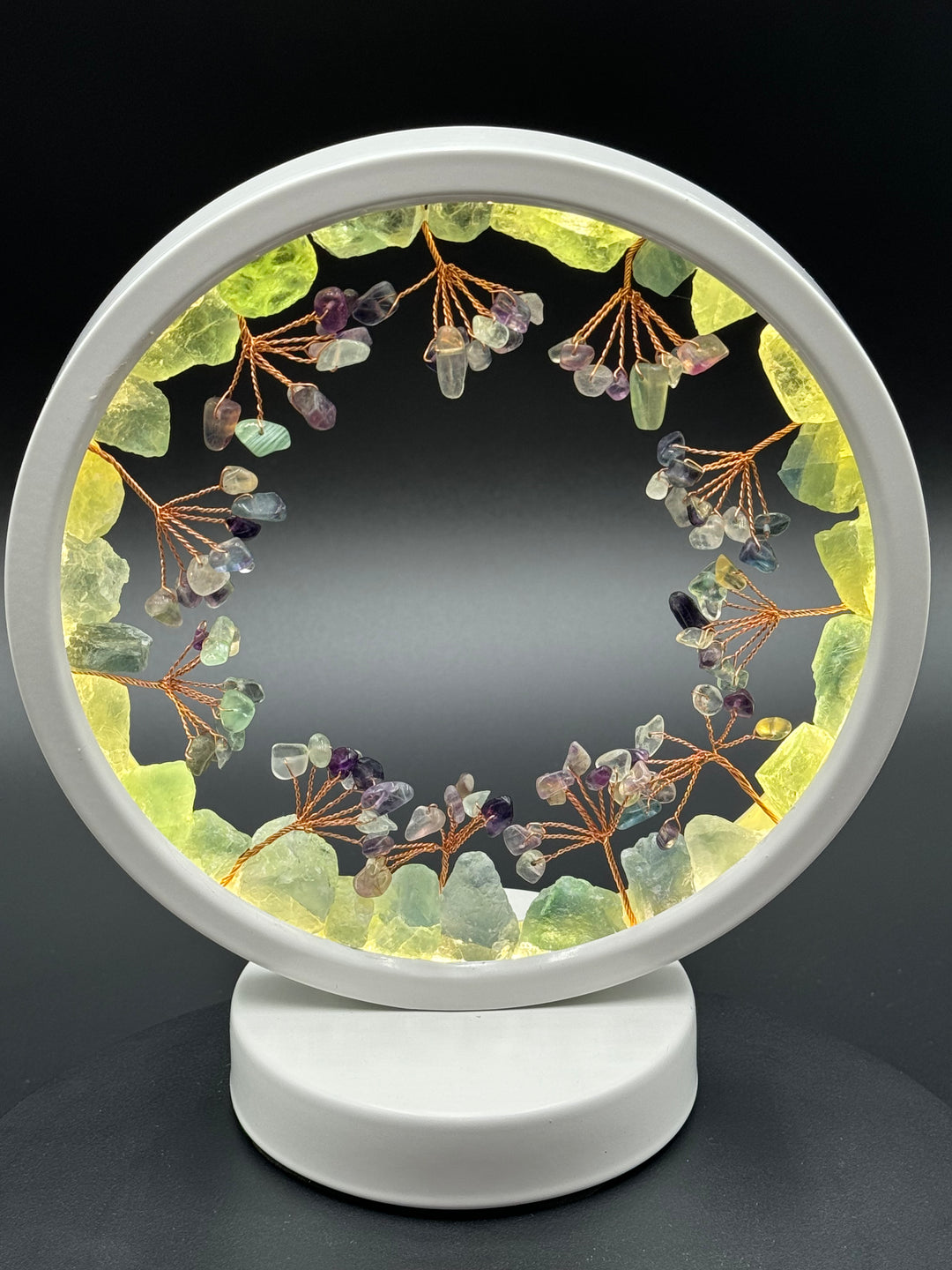 Healing Tree of Life Crystal Night Light