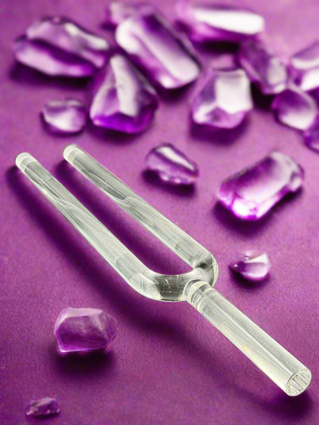 16" Pure Quartz Crystal Tuning Fork