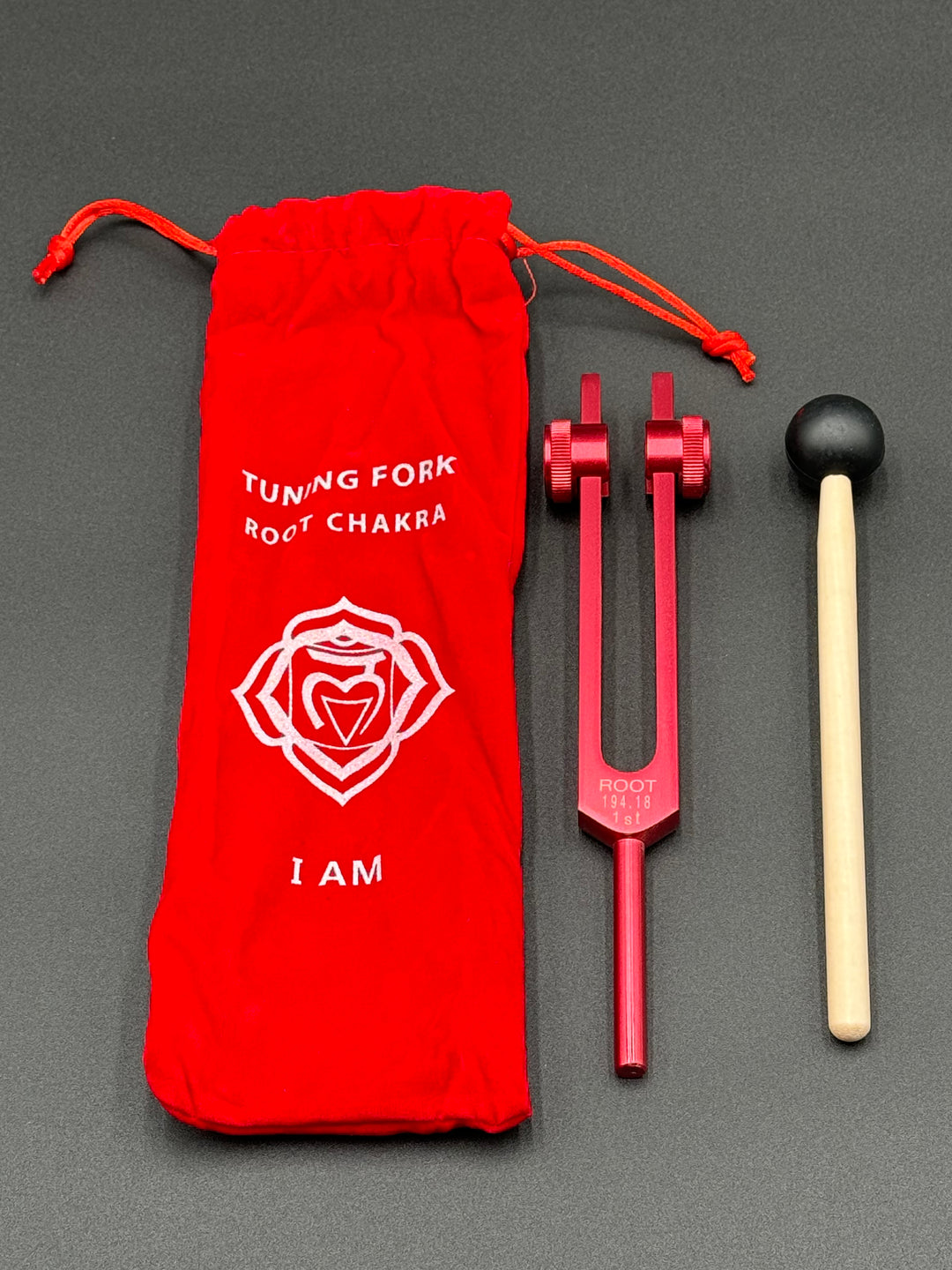 7 Chakra Aluminum Tuning Forks Set with Wooden Mallets and Chakra Bags