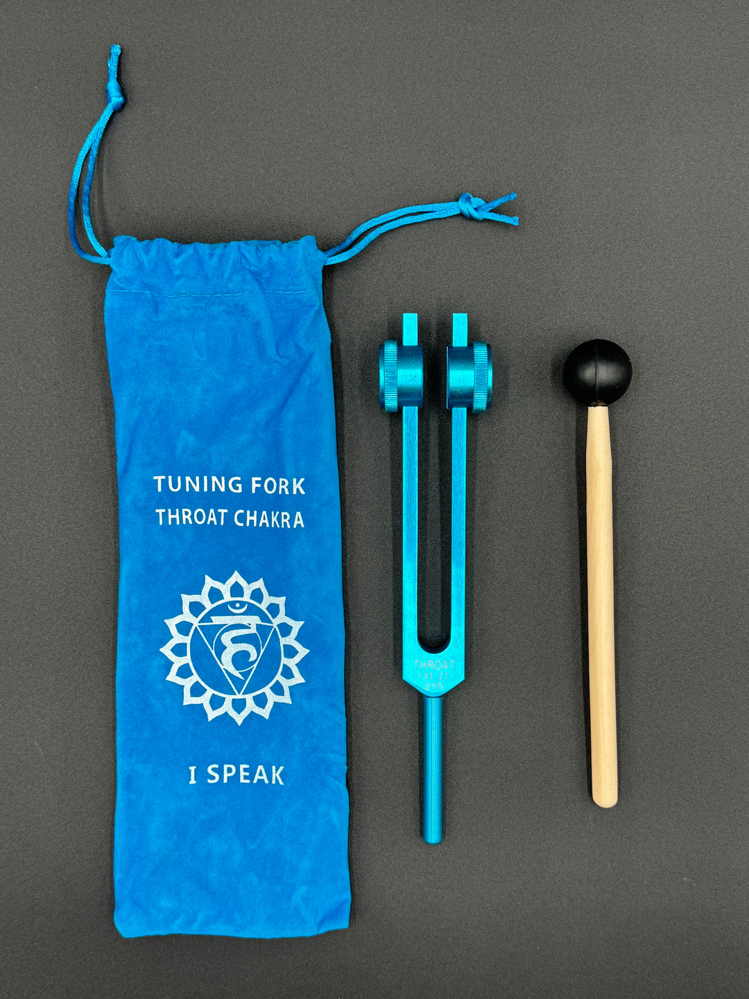 7 Chakra Aluminum Tuning Forks Set with Wooden Mallets and Chakra Bags