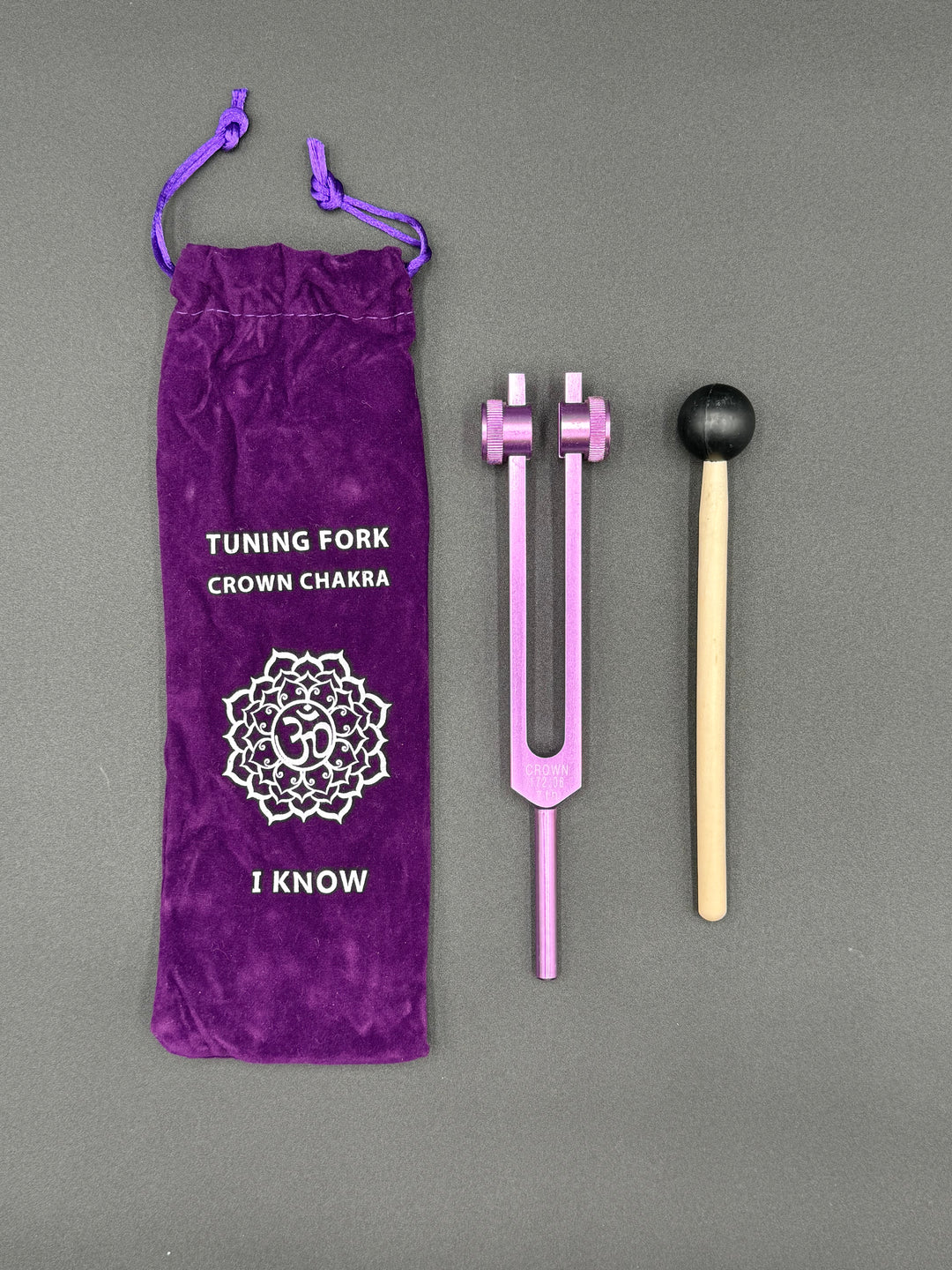 7 Chakra Aluminum Tuning Forks Set with Wooden Mallets and Chakra Bags