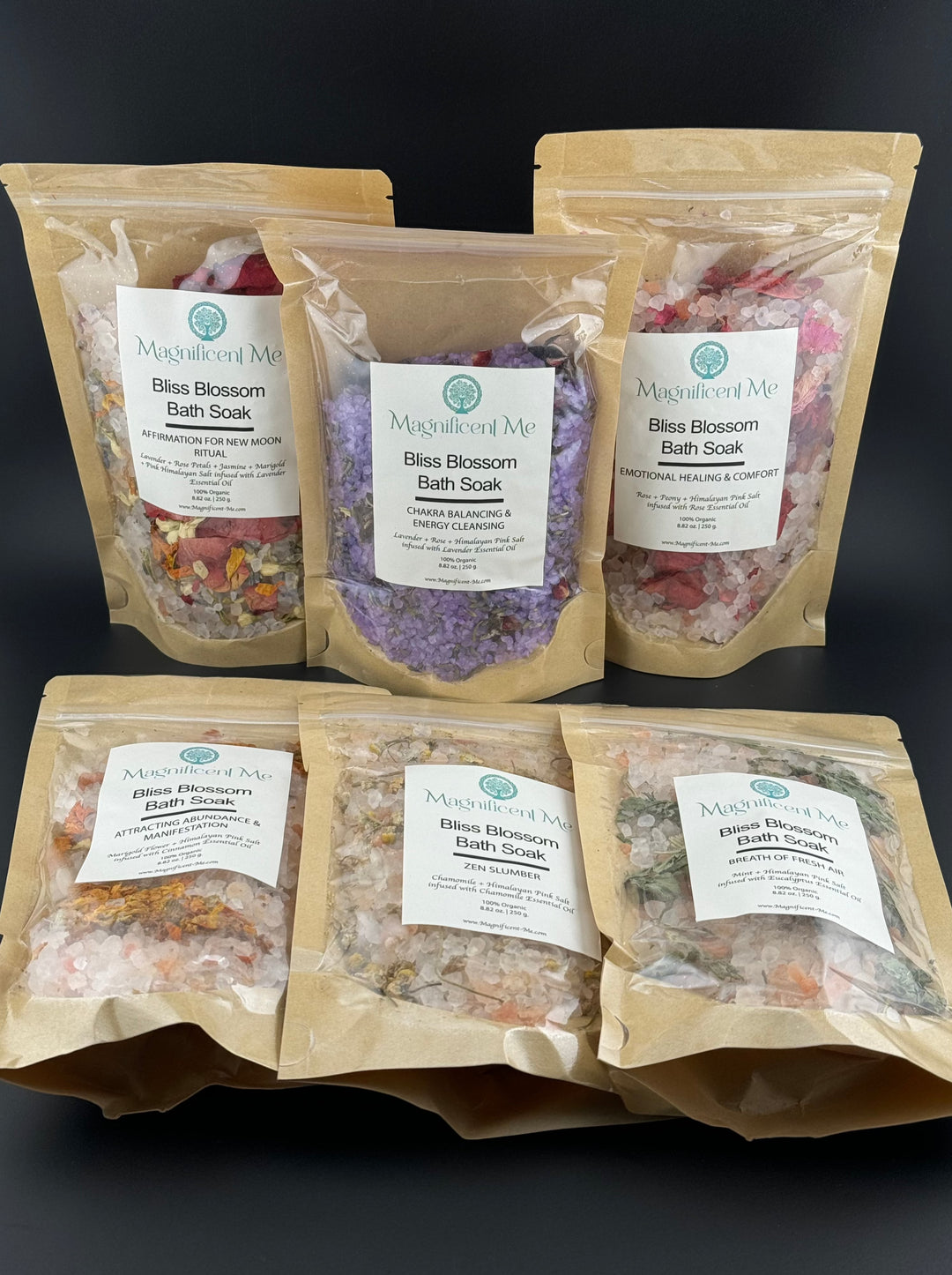 Bliss Blossom Bath Soak - Chakra Balancing & Energy Cleansing