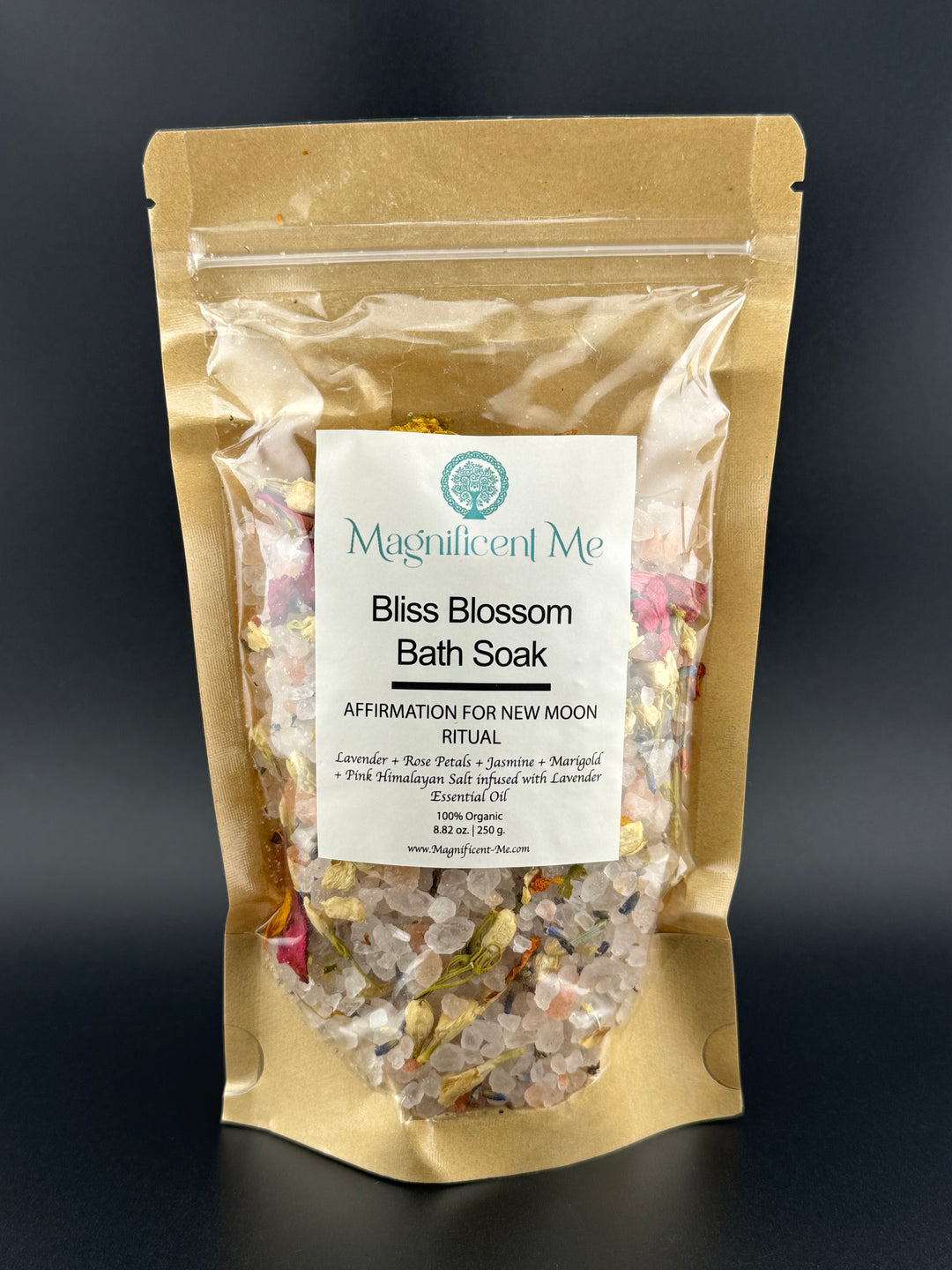 Bliss Blossom Bath Soak - Affirmation for New Moon Ritual