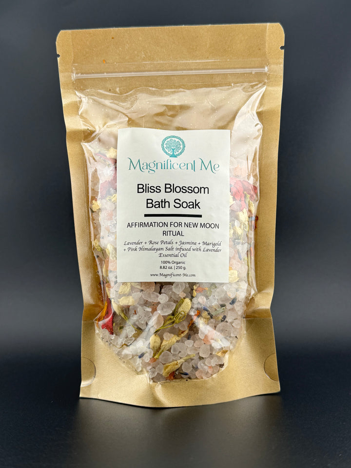 Bliss Blossom Bath Soak - Affirmation for New Moon Ritual