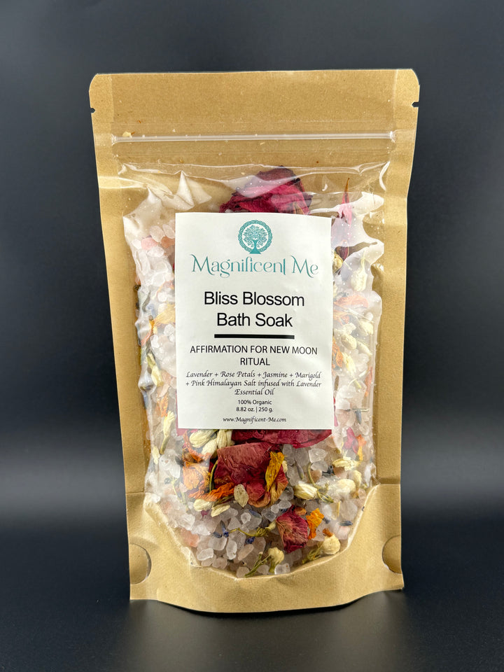 Bliss Blossom Bath Soak - Affirmation for New Moon Ritual