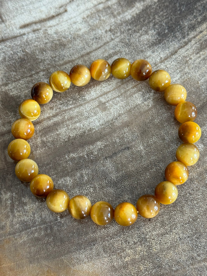 Tiger Eye Genuine Stones Men's Bracelet