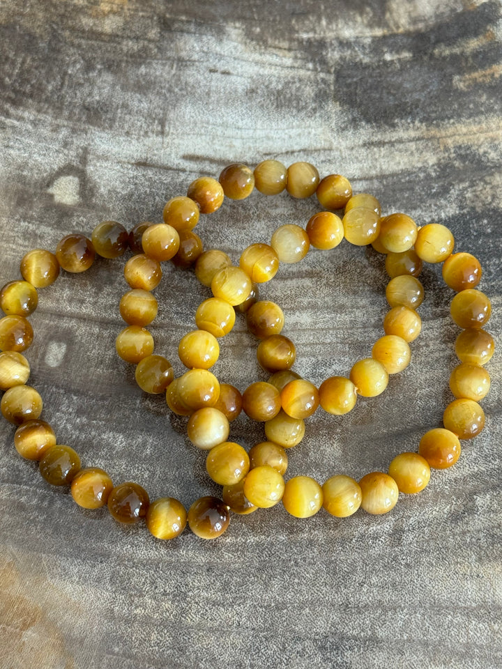 Tiger Eye Genuine Stones Men's Bracelet