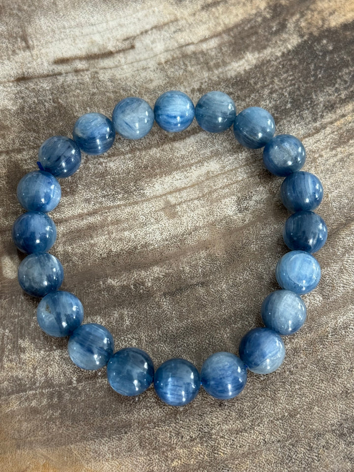 Kyanite Genuine Stones Men's Bracelet