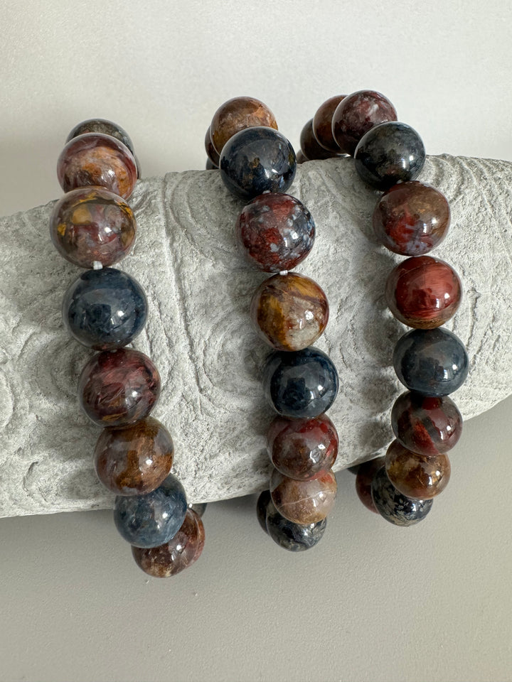 Pietersite Genuine Stones Men's Bracelet