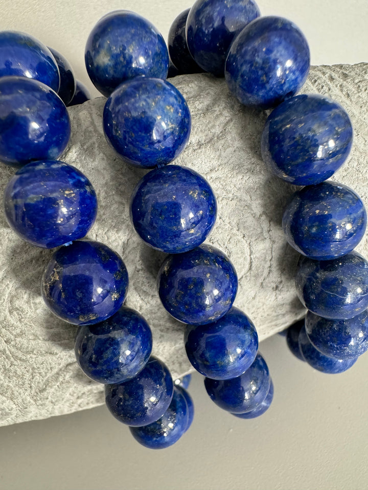 Lapis Lazuli Genuine Stones Men's Bracelet