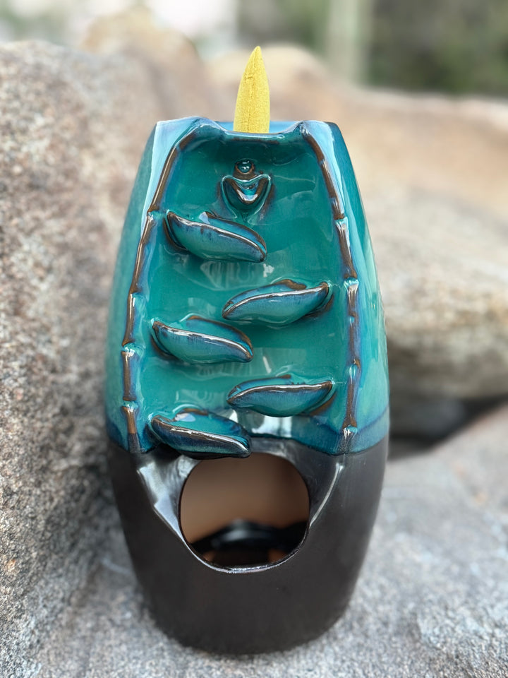 Ceramic Backflow Incense Holder and Burner Waterfall