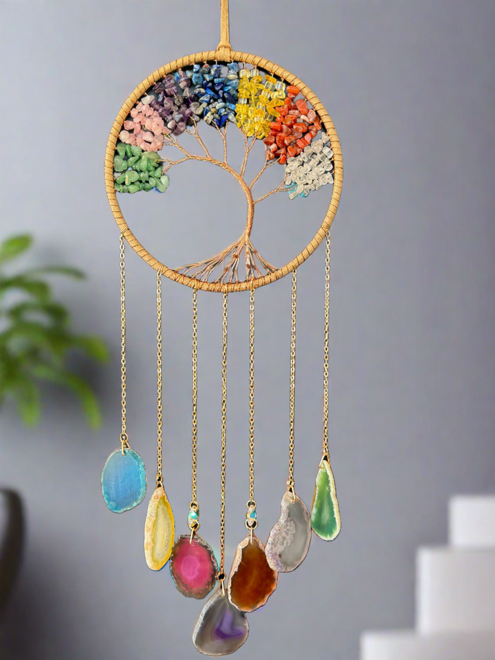 Chakra Harmony - Tree of Life Dream Catcher Wall Decor