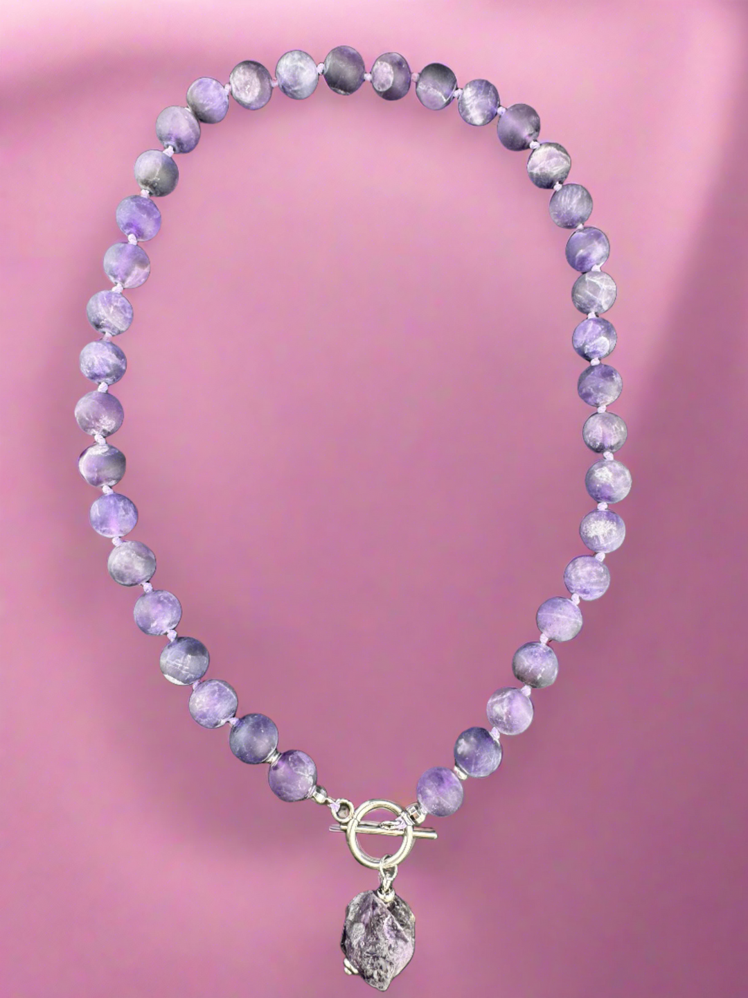 Amethyst Aura - Handcrafted Healing Choker Necklace