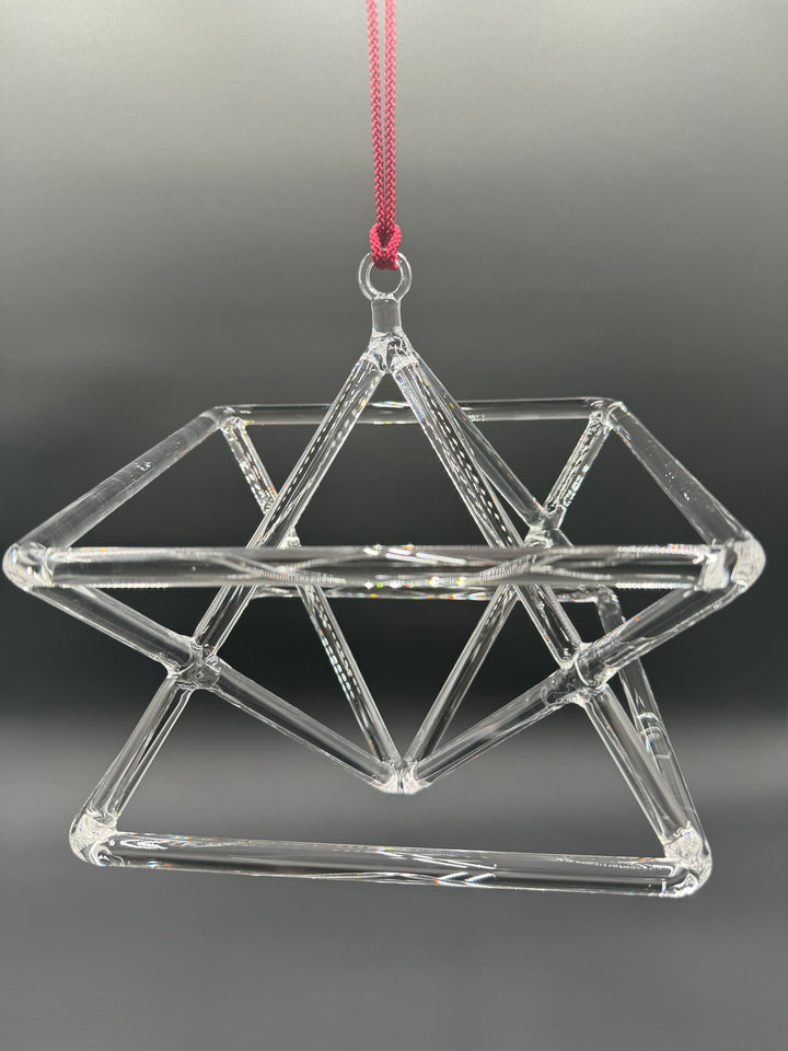 8" Pure Quartz Crystal Merkaba with Free $120 Carrying Case