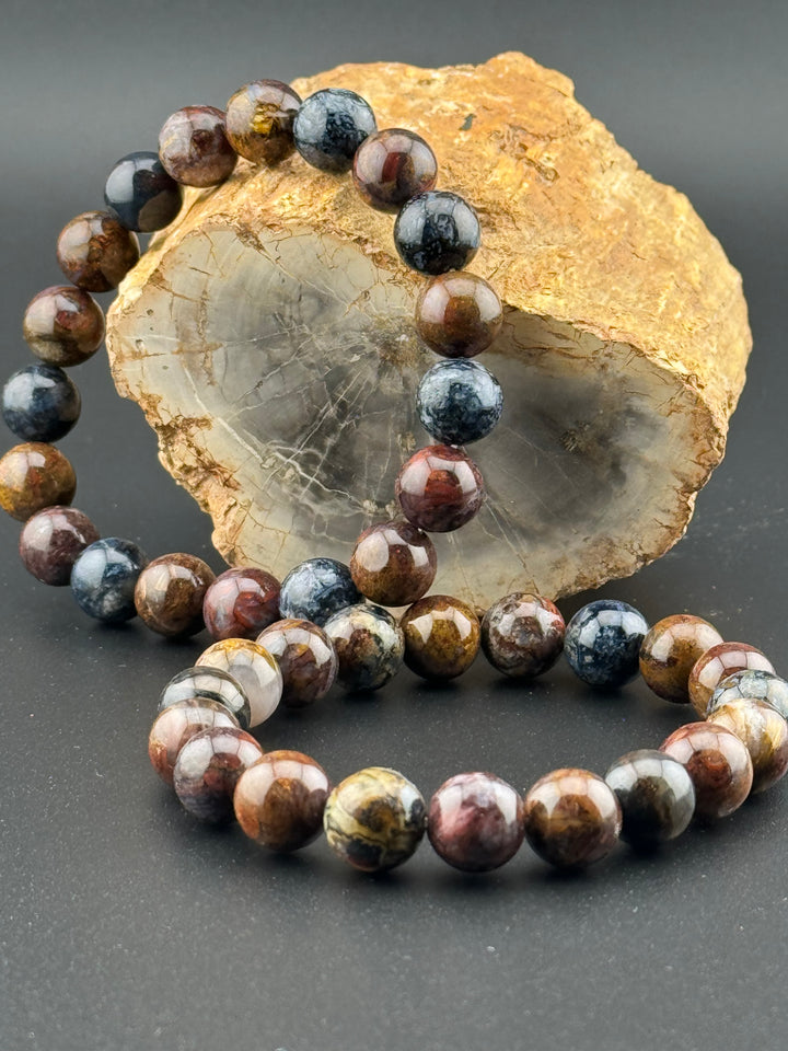 Pietersite Genuine Stones Men's Bracelet