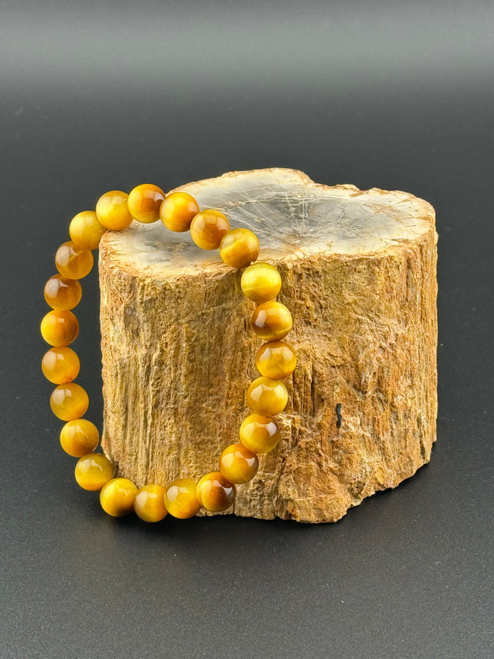 Tiger Eye Genuine Stones Men's Bracelet