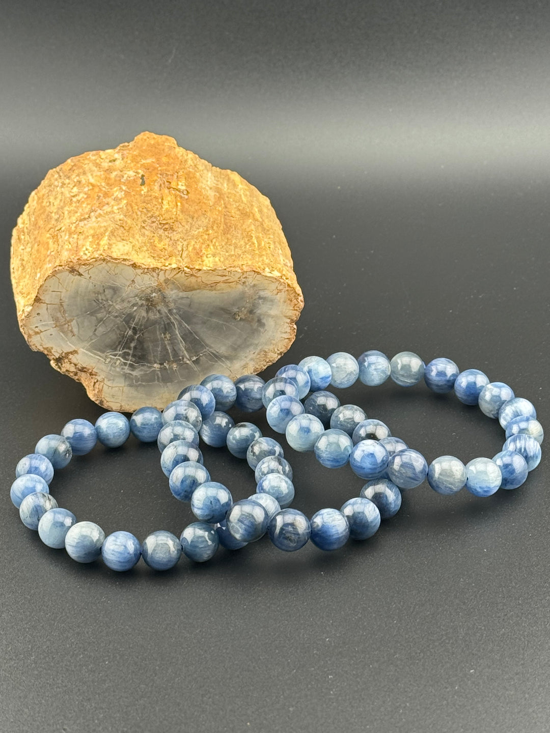 Kyanite Genuine Stones Men's Bracelet