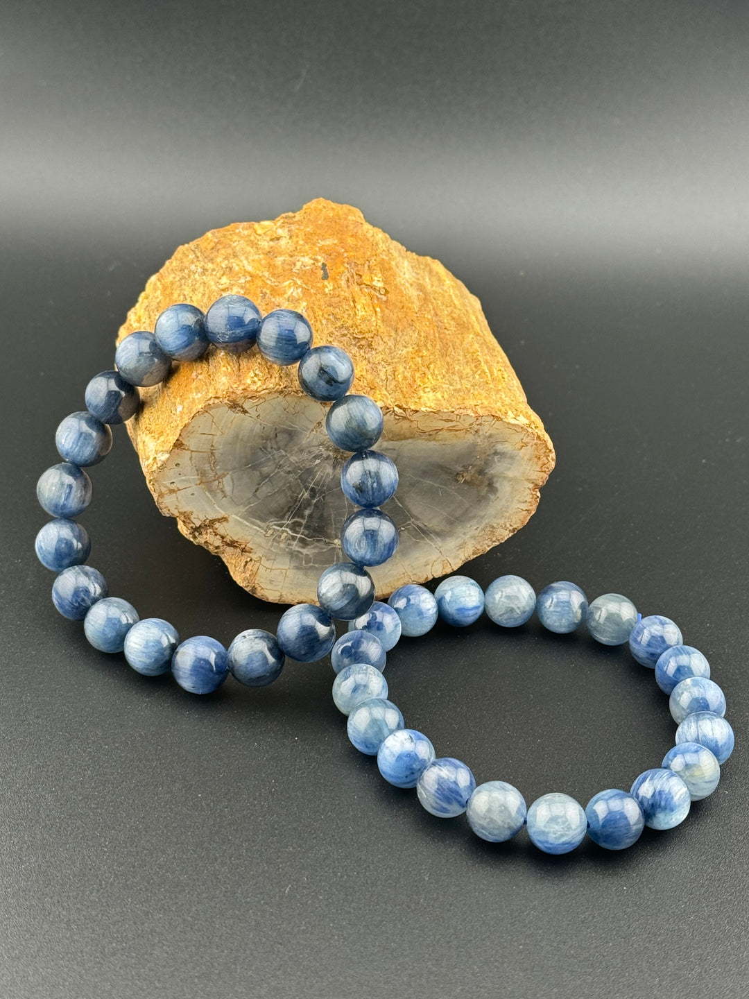 Kyanite Genuine Stones Men's Bracelet