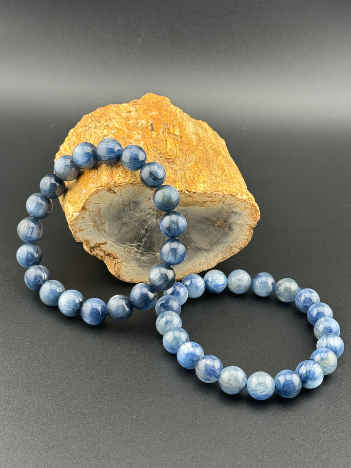 Kyanite Genuine Stones Men's Bracelet