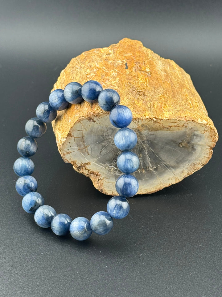 Kyanite Genuine Stones Men's Bracelet