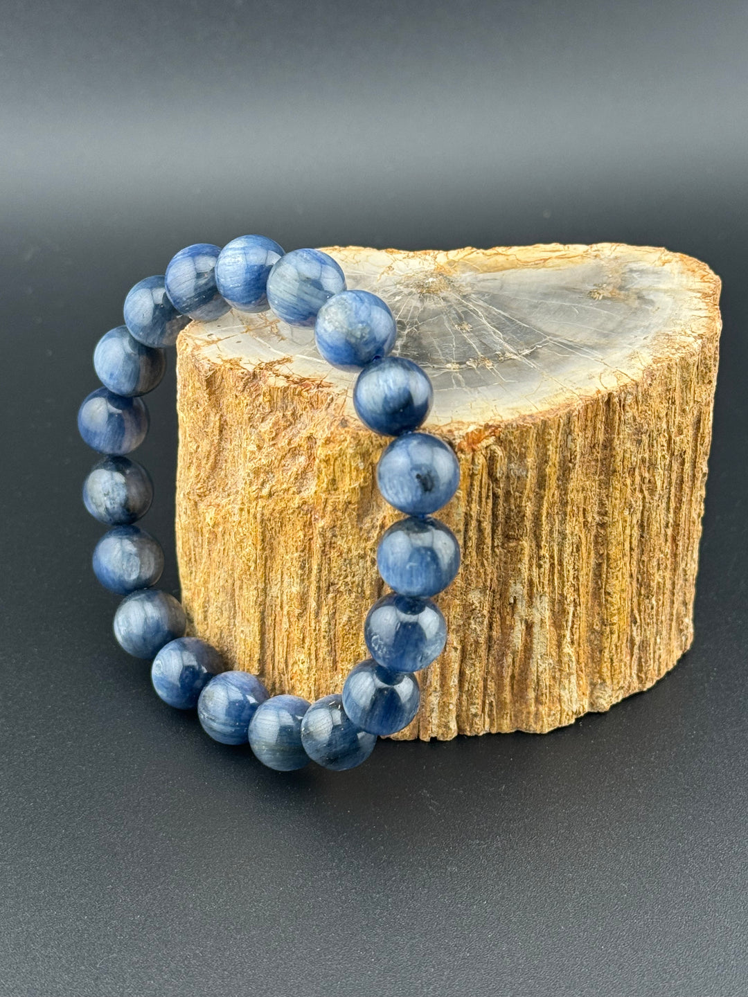 Kyanite Genuine Stones Men's Bracelet