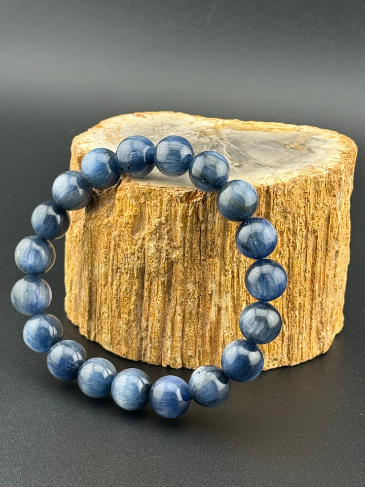 Kyanite Genuine Stones Men's Bracelet