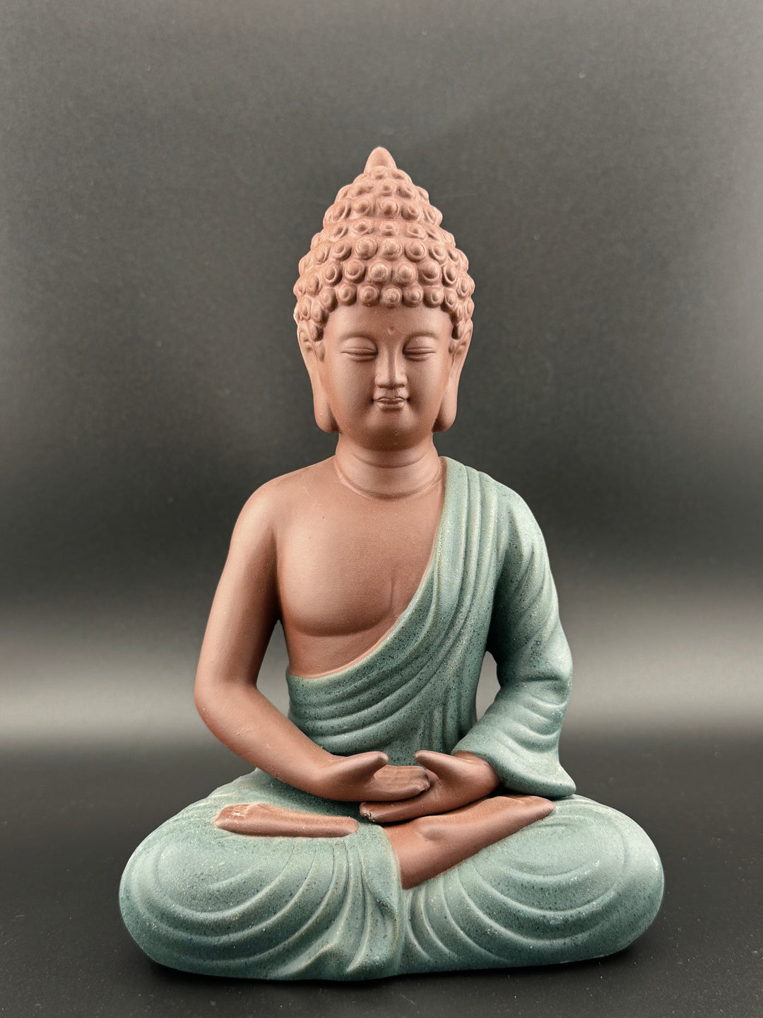 Buddha Backflow Incense Burner With LED Light (Blue)