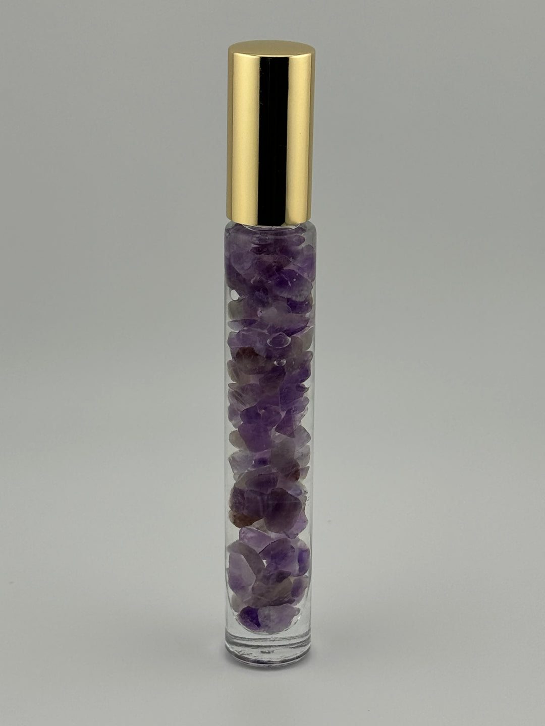 Amethyst Serenity - Rose Infused Crystal Roll-On (Crown Chakra)