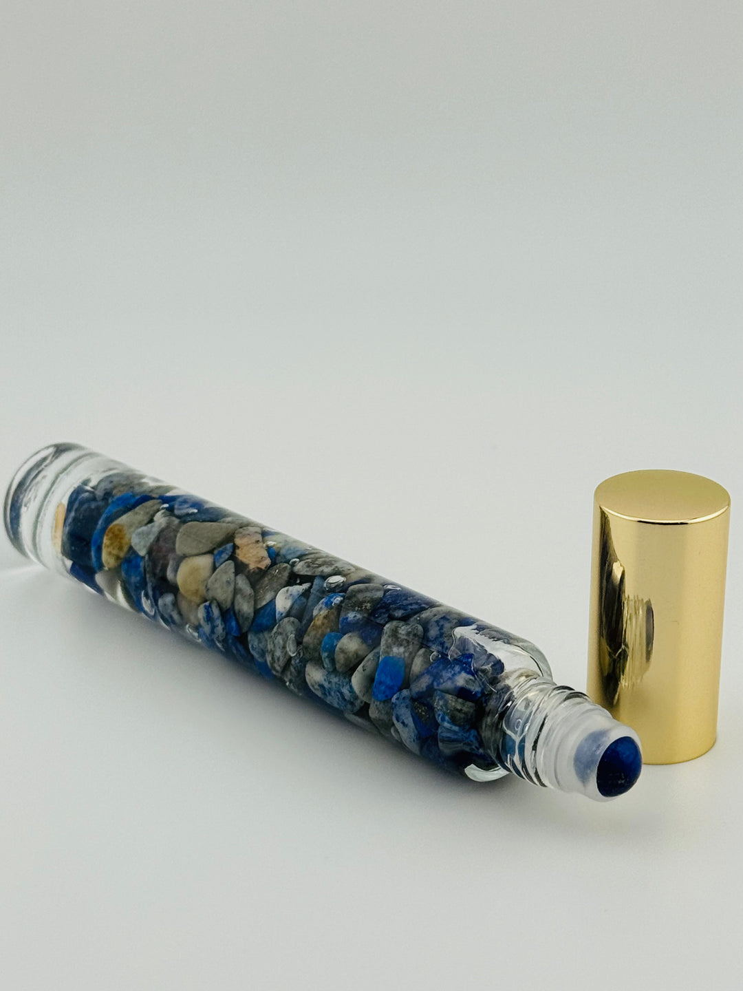 Lapis Lazuli Illumination - Clary Sage Infused Crystal Roll-On (3rd Eye Chakra)