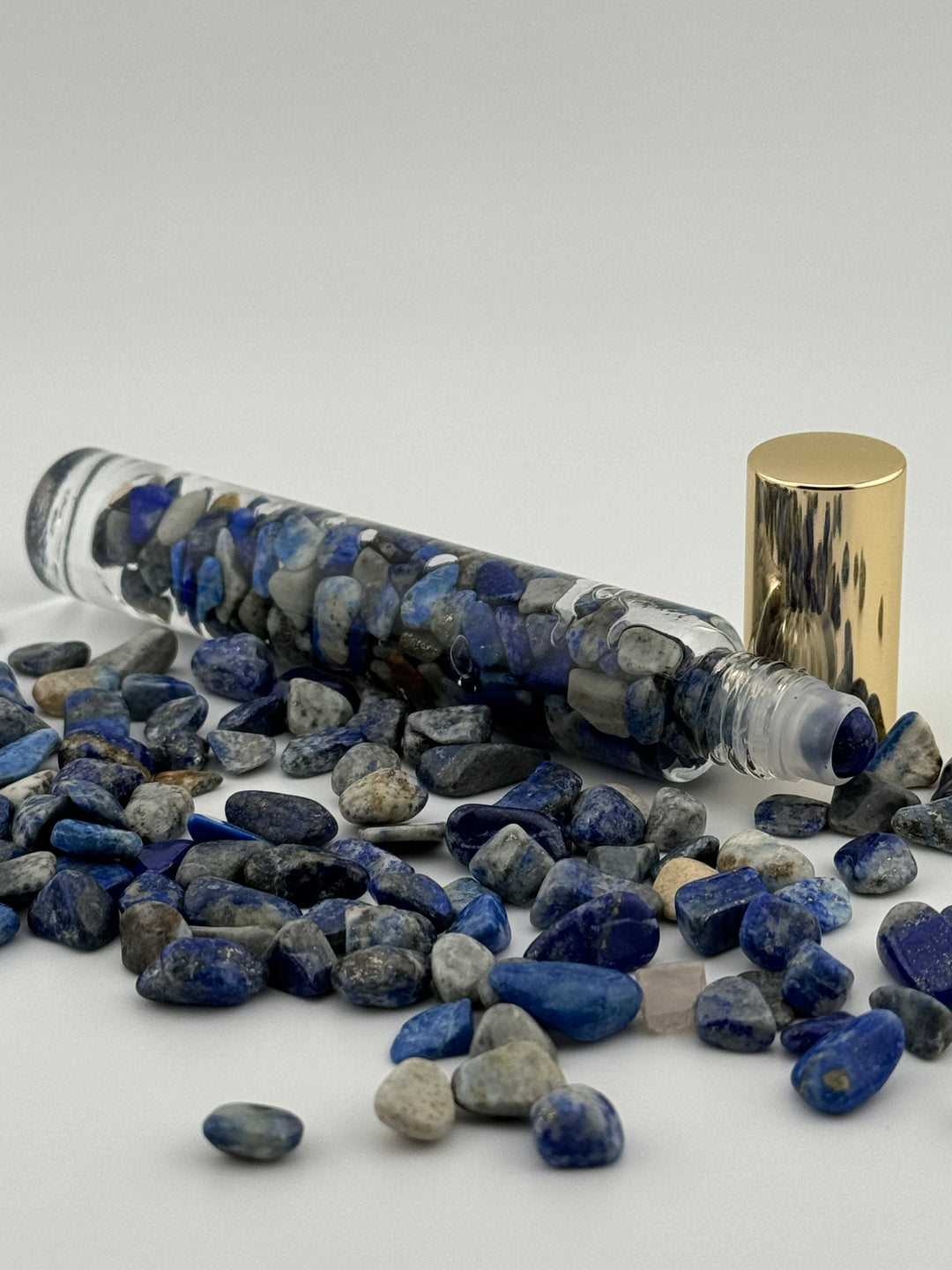 Lapis Lazuli Illumination - Clary Sage Infused Crystal Roll-On (3rd Eye Chakra)