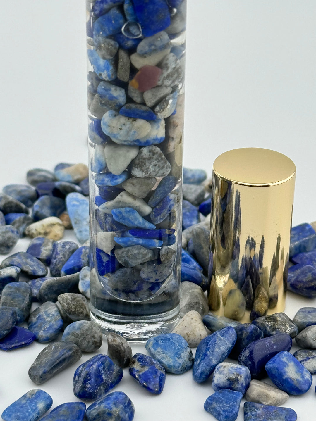 Lapis Lazuli Illumination - Clary Sage Infused Crystal Roll-On (3rd Eye Chakra)