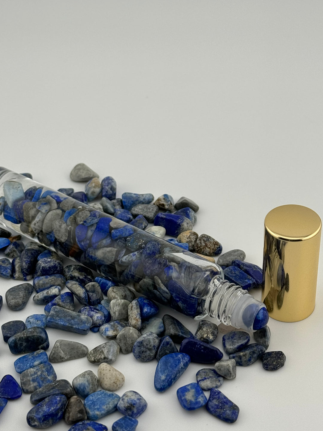 Lapis Lazuli Illumination - Clary Sage Infused Crystal Roll-On (3rd Eye Chakra)