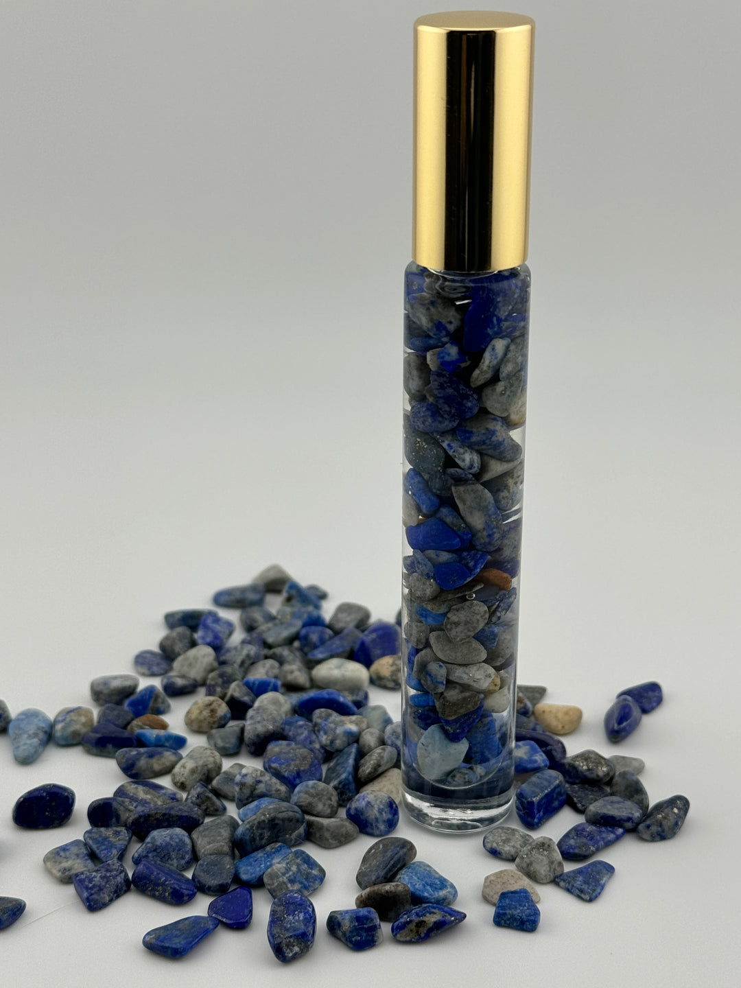 Lapis Lazuli Illumination - Clary Sage Infused Crystal Roll-On (3rd Eye Chakra)