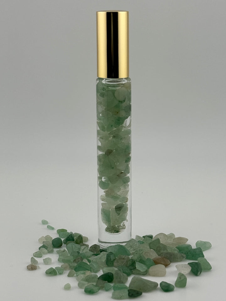 Green Aventurine Revive - Eucalyptus Infused Crystal Roll-On (Heart Chakra)