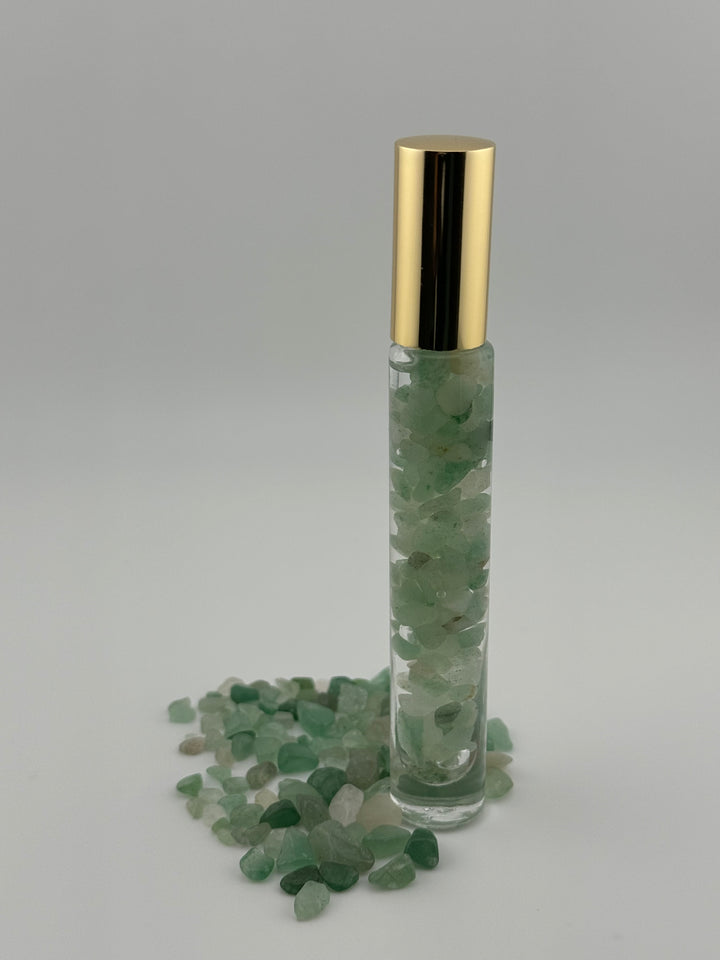 Green Aventurine Revive - Eucalyptus Infused Crystal Roll-On (Heart Chakra)