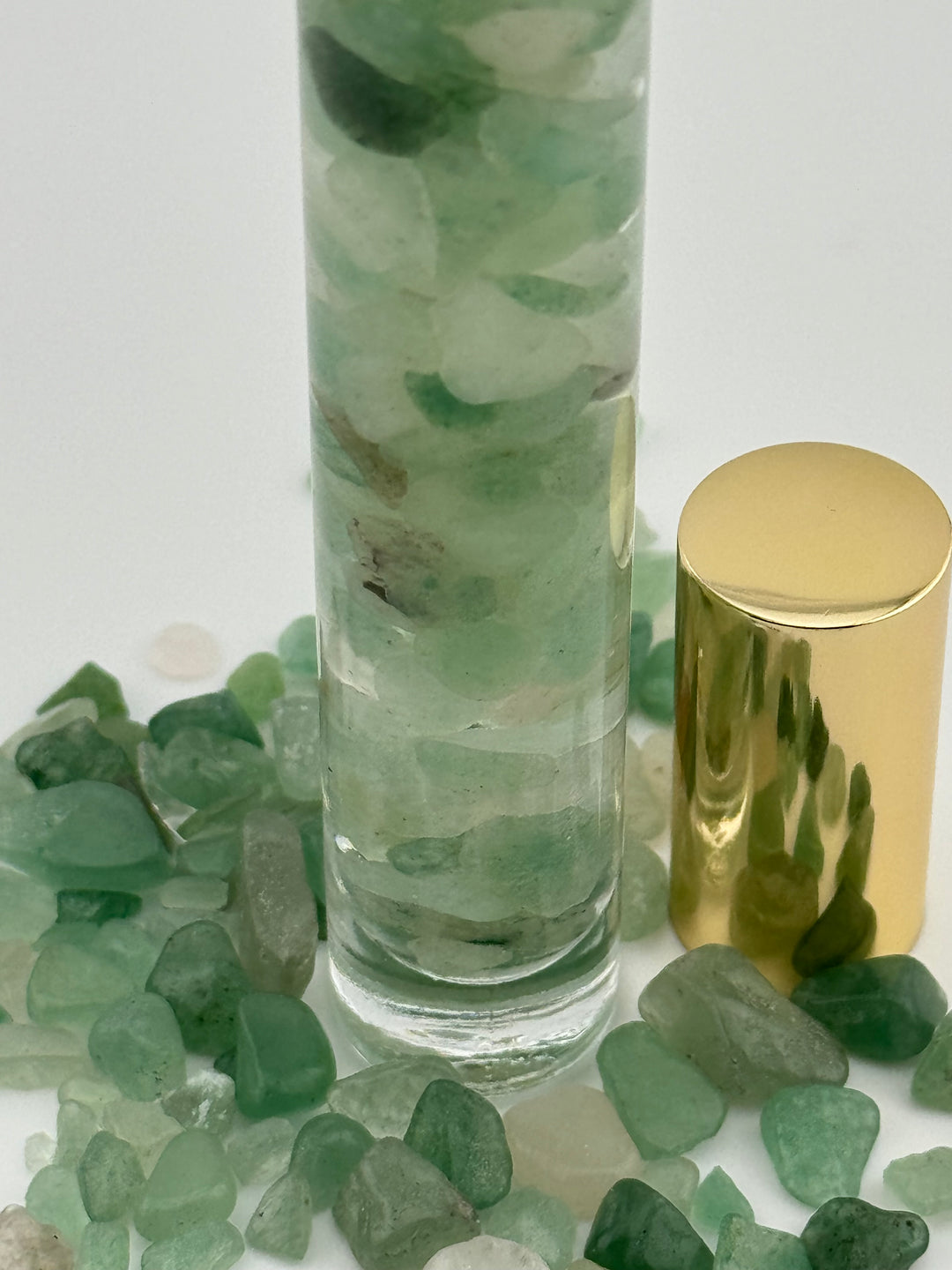 Green Aventurine Revive - Eucalyptus Infused Crystal Roll-On (Heart Chakra)