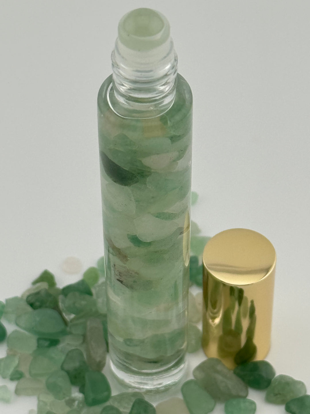 Green Aventurine Revive - Eucalyptus Infused Crystal Roll-On (Heart Chakra)