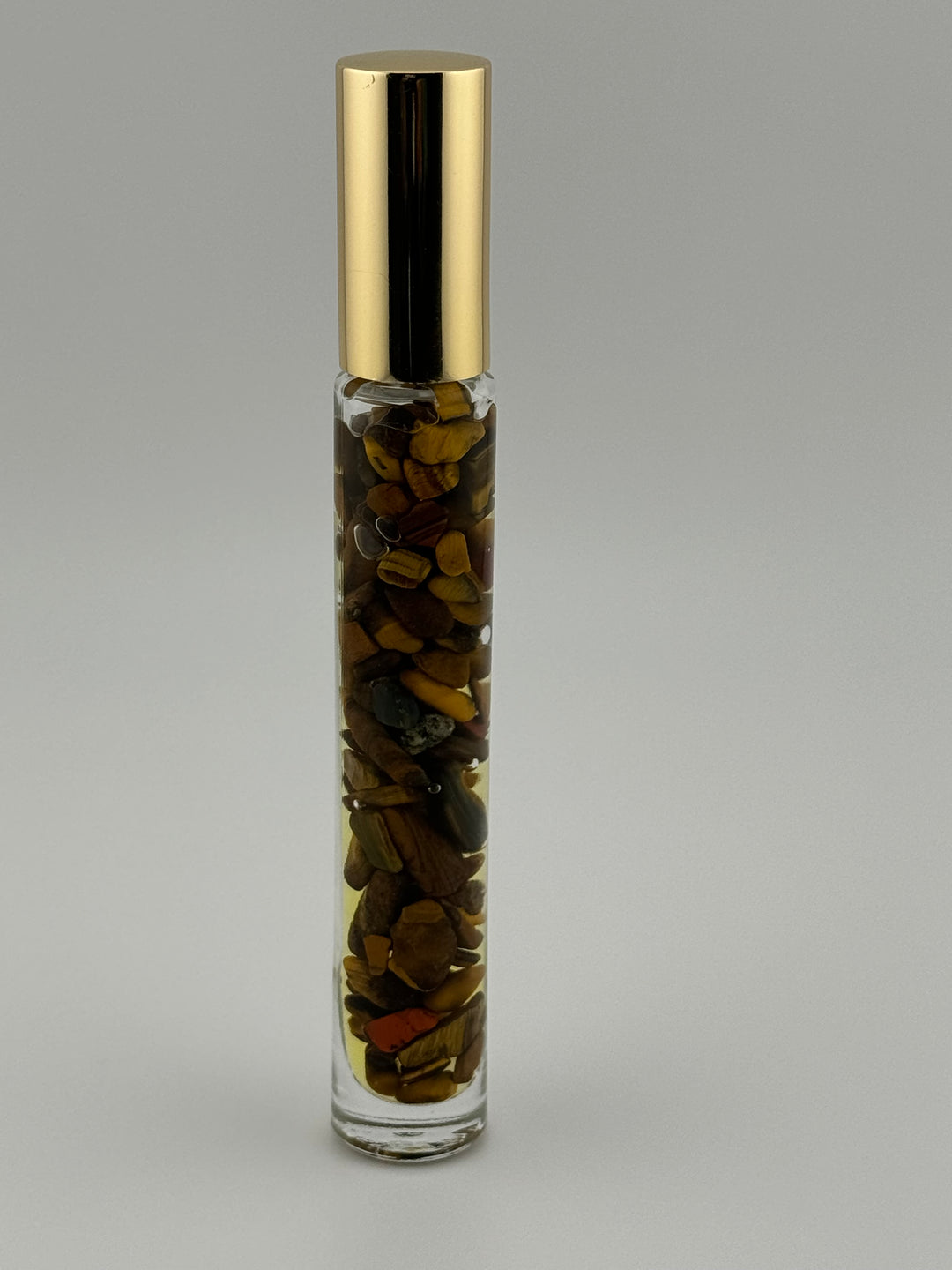 Tiger's Eye Harmony - Patchouli Infused Crystal Roll-On (Sacral Chakra)