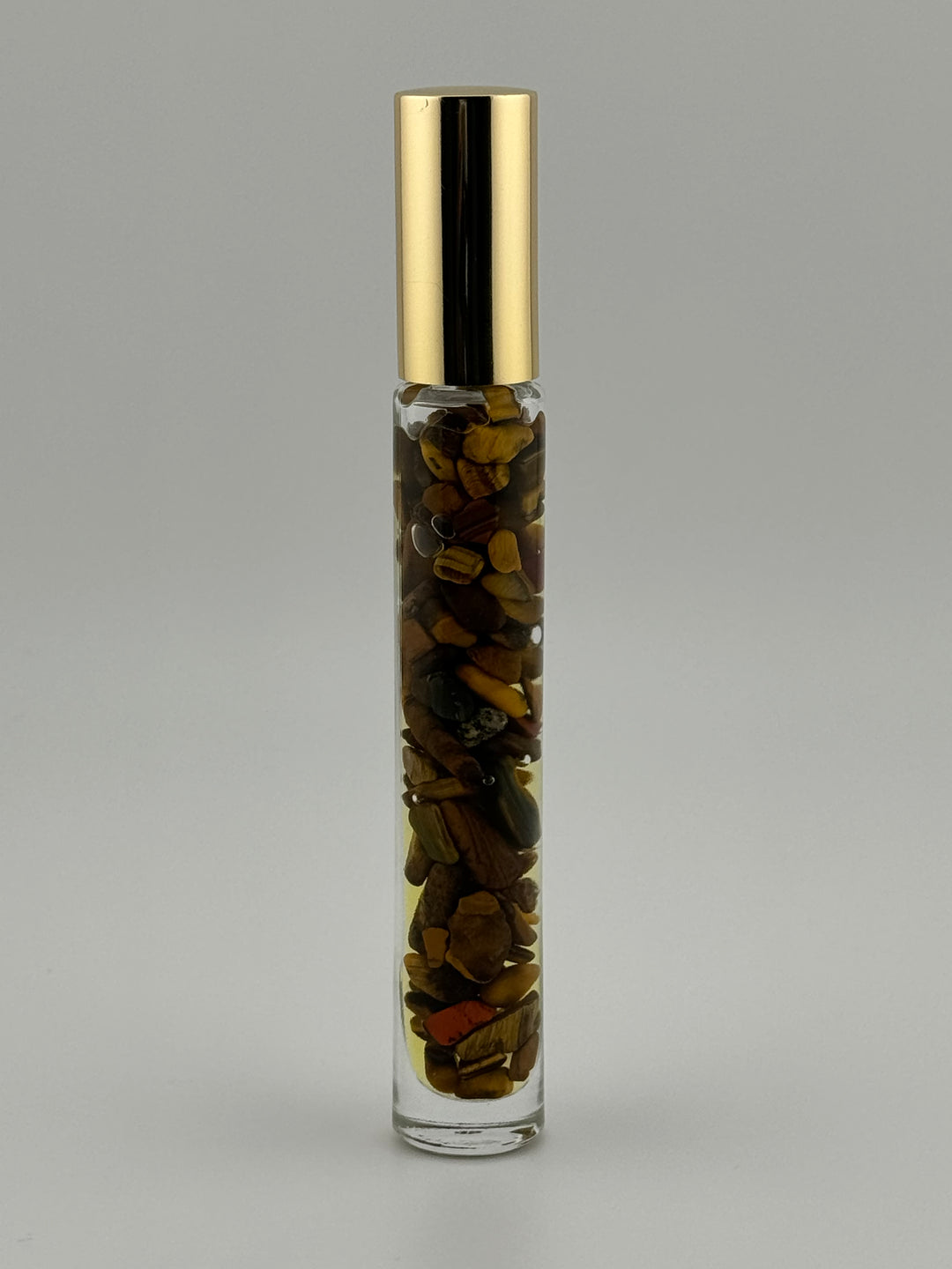 Tiger's Eye Harmony - Patchouli Infused Crystal Roll-On (Sacral Chakra)