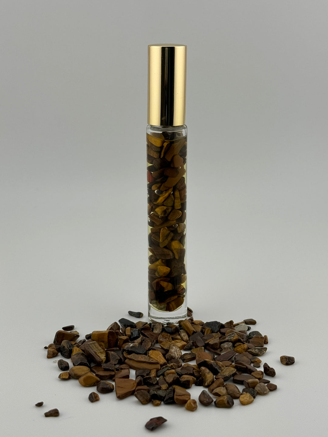 Tiger's Eye Harmony - Patchouli Infused Crystal Roll-On (Sacral Chakra)