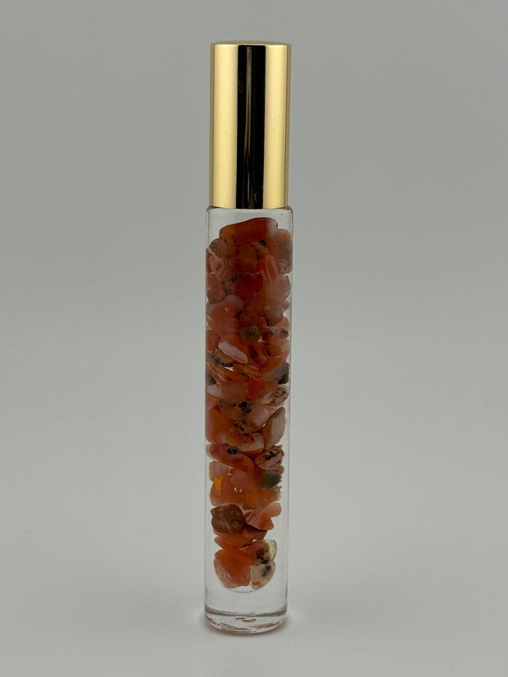 Red Jasper Vitality - Ylang Ylang Infused Crystal Roll-On (Root Chakra)