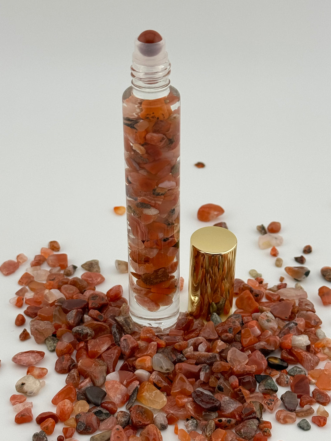 Red Jasper Vitality - Ylang Ylang Infused Crystal Roll-On (Root Chakra)