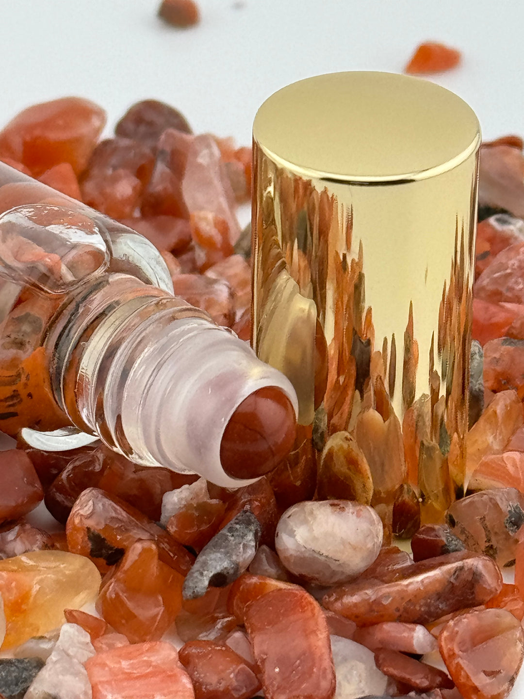 Red Jasper Vitality - Ylang Ylang Infused Crystal Roll-On (Root Chakra)