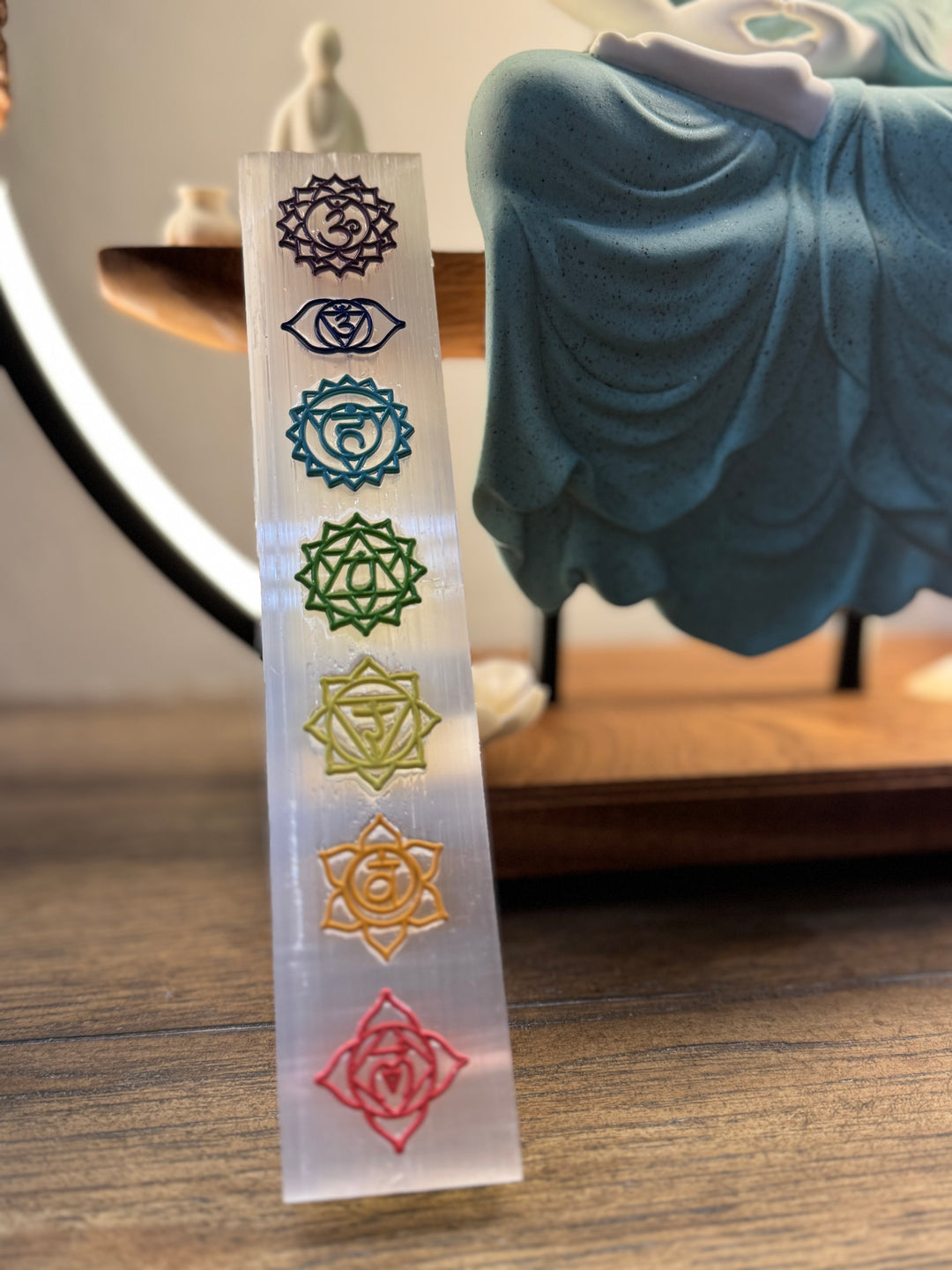 Chakra Harmony Selenite wand