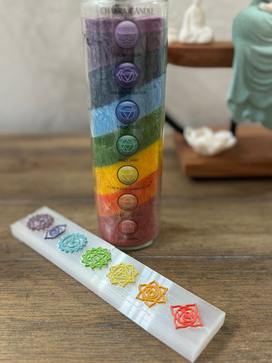 Chakra Harmony Selenite wand