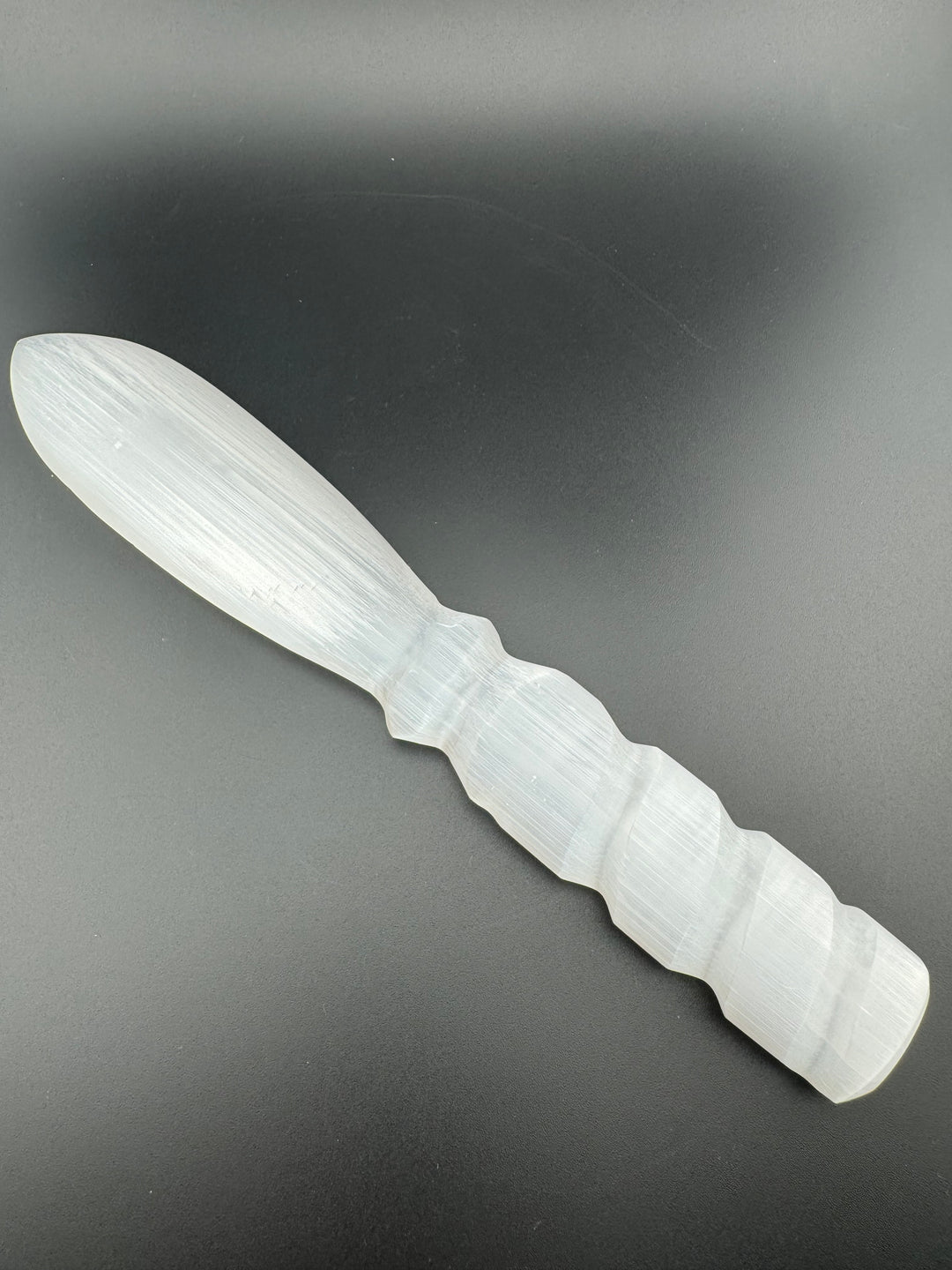 Selenite Serenity - Sacred Dagger for Meditation and Energy Clearing